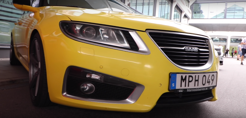 Yellow Saab