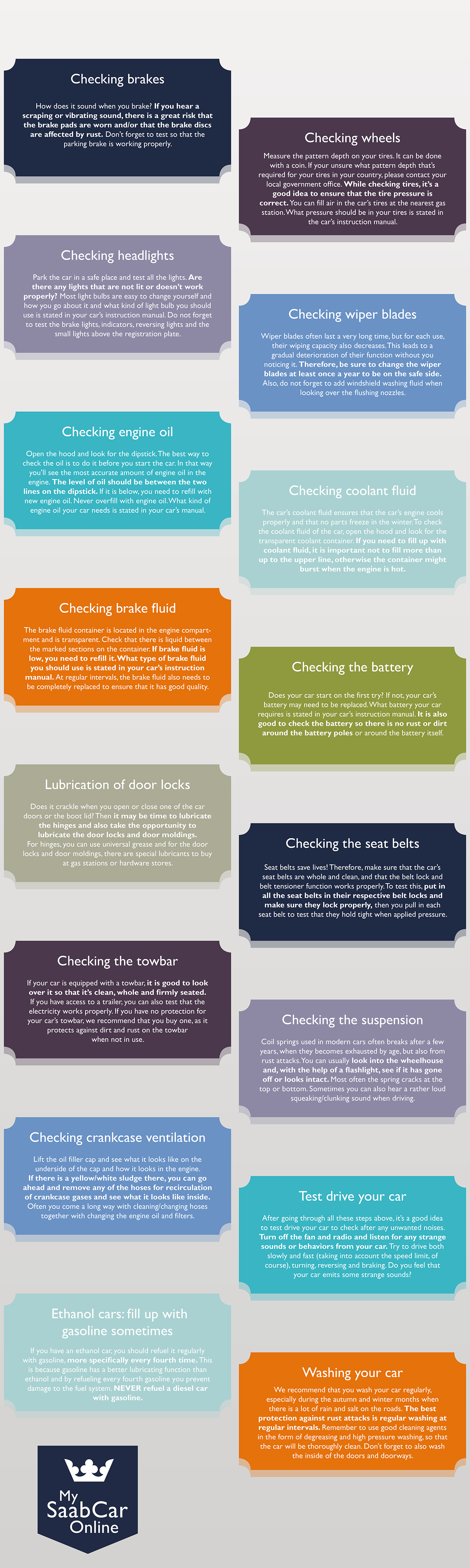 Car service infographic